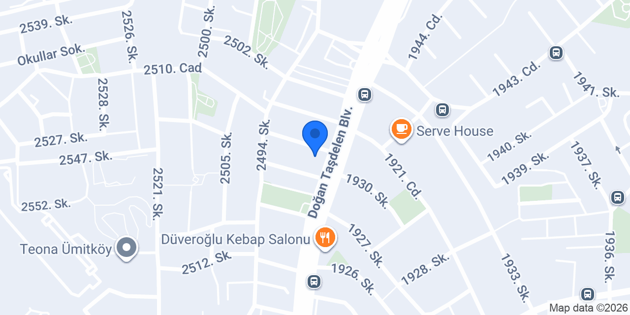Odeabank - Ümitköy Şubesi konumu