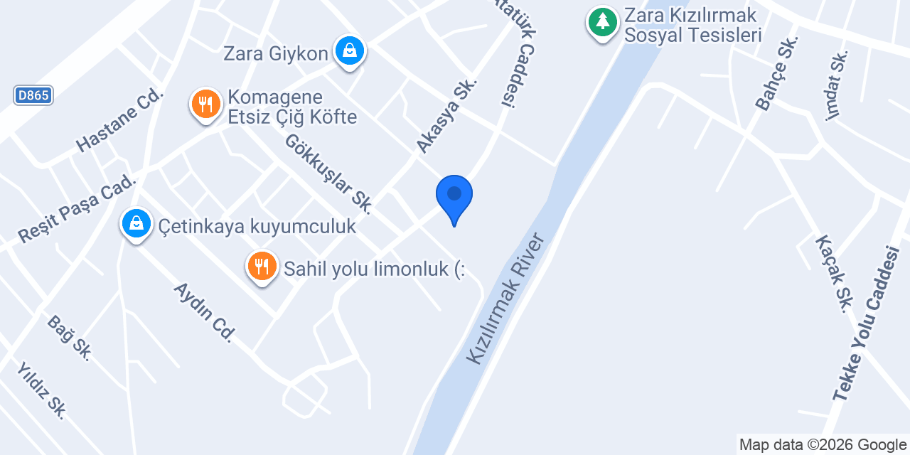 Zara Müftülüğü konumu