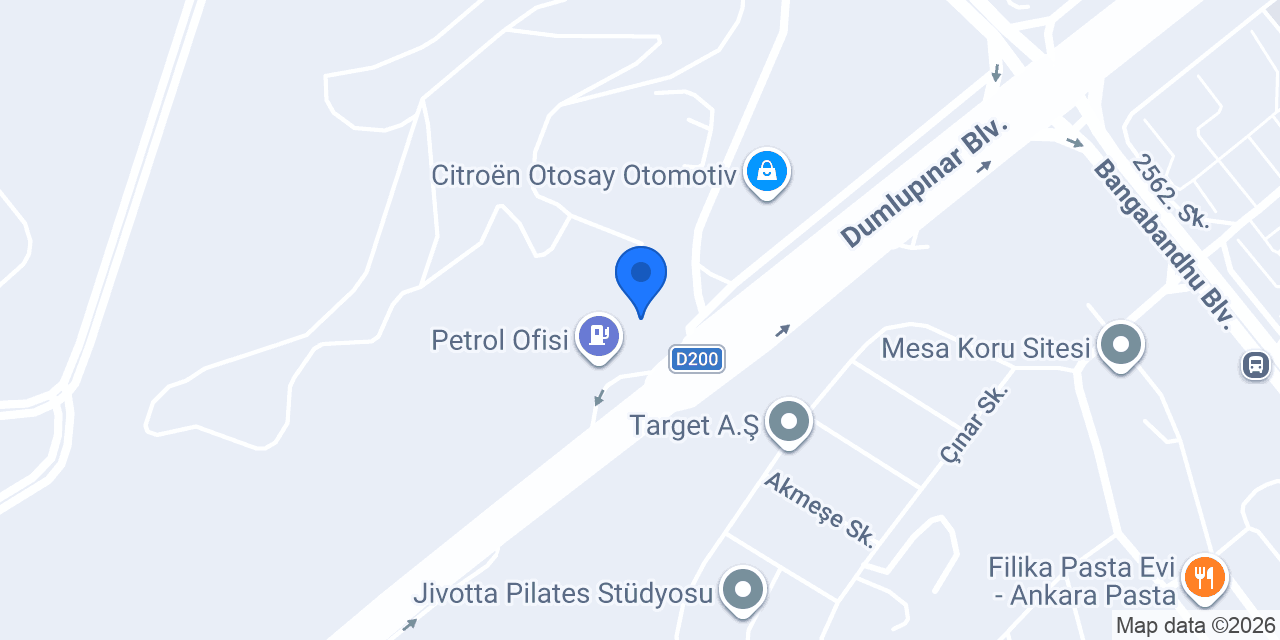 Kelebek Mobilya Eskişehir Yolu konumu