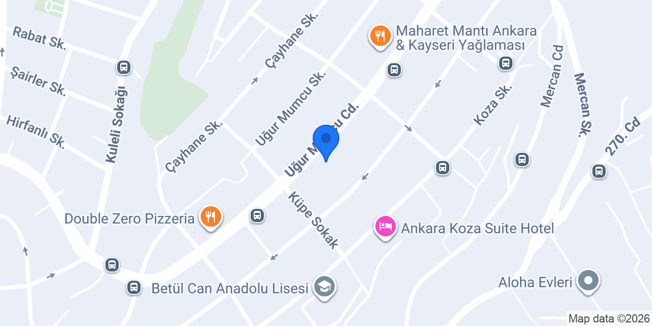 VakıfBank Ankara Köroğlu Şubesi konumu