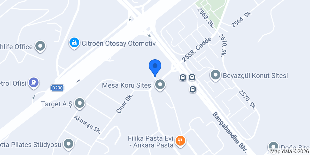Mesa konumu