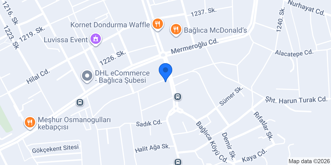 Dilek Elektrik Yapi Market konumu