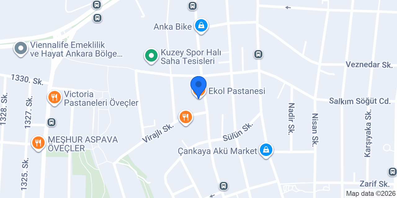 Ekol Pastanesi konumu