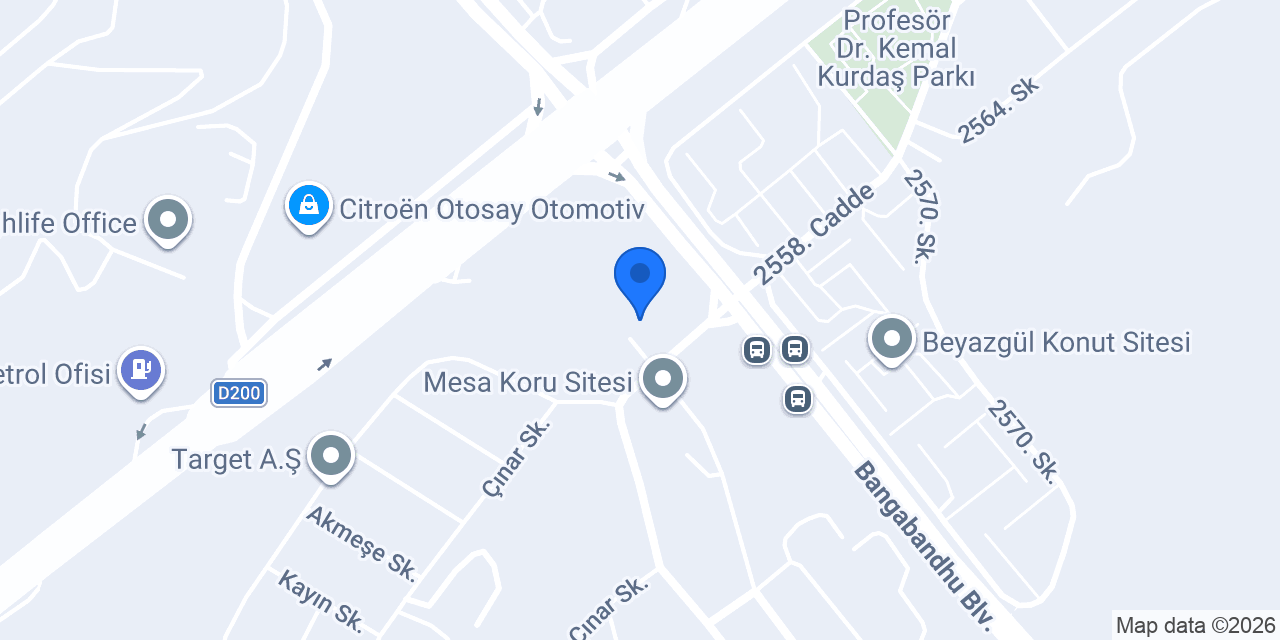 Mesa Holding Genel Merkezi konumu