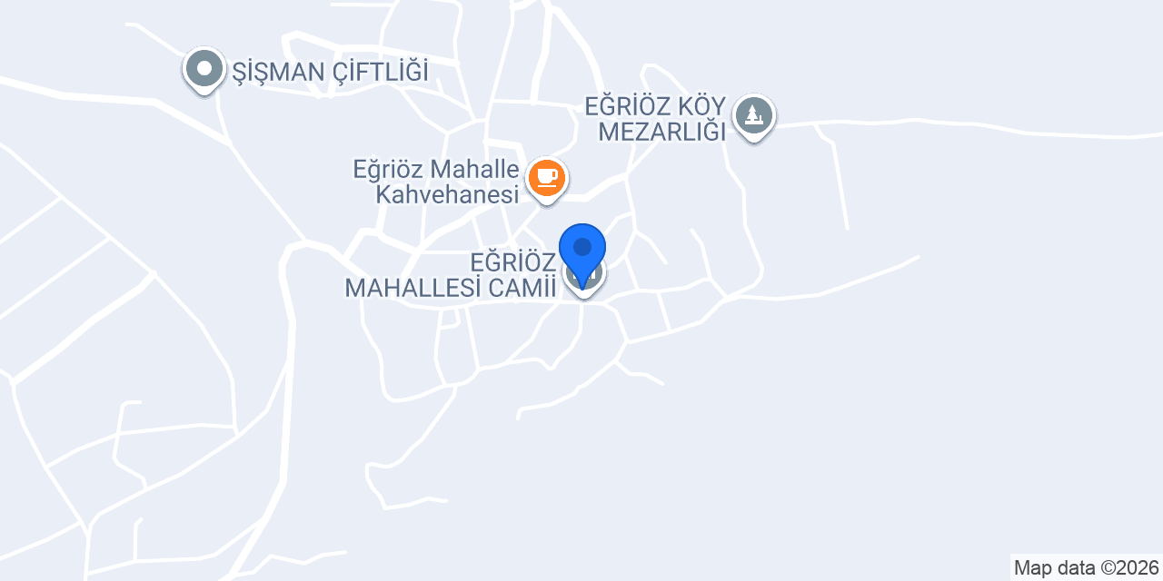 EĞRİÖZ MAHALLESİ CAMİİ konumu