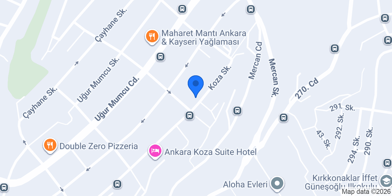 Gardenya Montessori Okulu konumu