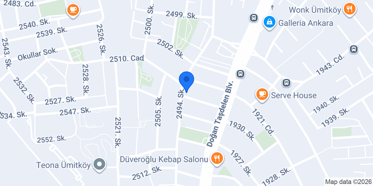 Ümitköy Final VIP KURS konumu