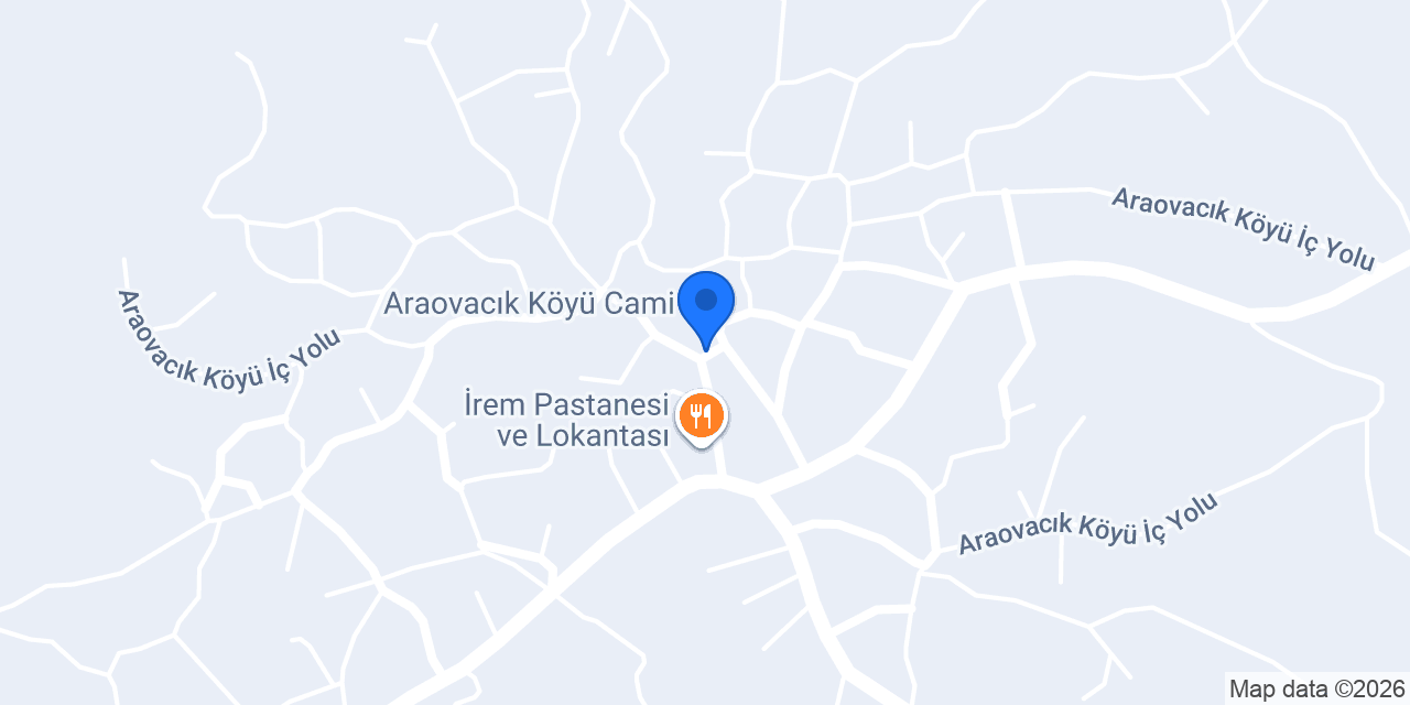Araovacık İlkokulu konumu
