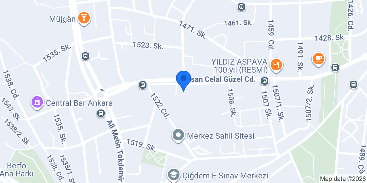 Çankaya boyacısı Yusuf usta konumu