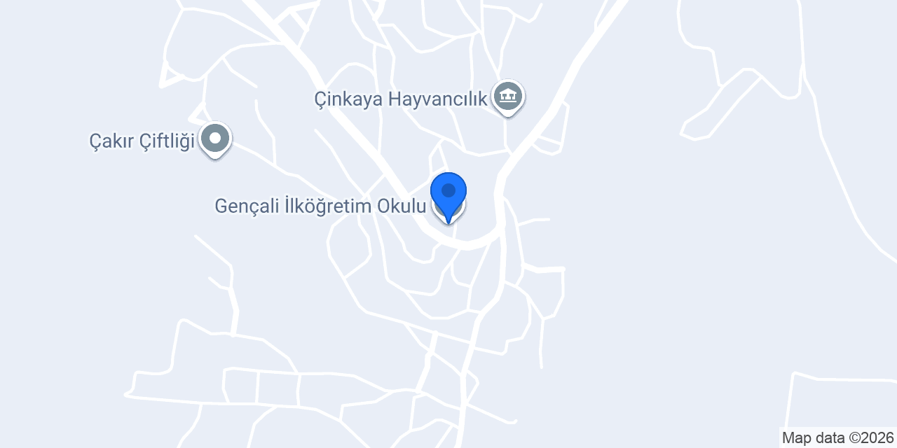 Gençali İlköğretim Okulu konumu