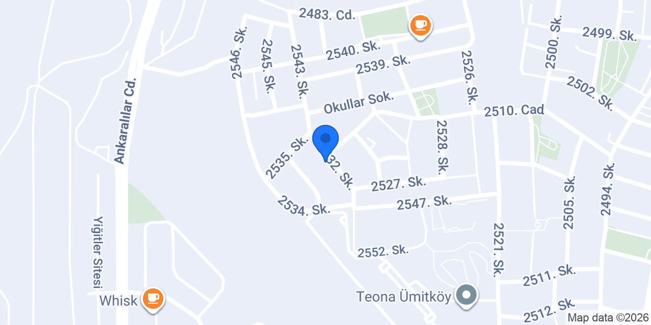 Teori Hukuk & Danışmanlık Bürosu konumu