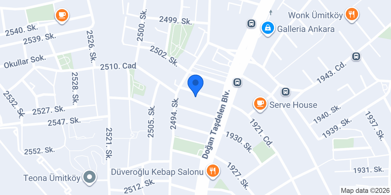 Ayder Rent a Car - ANKARA konumu