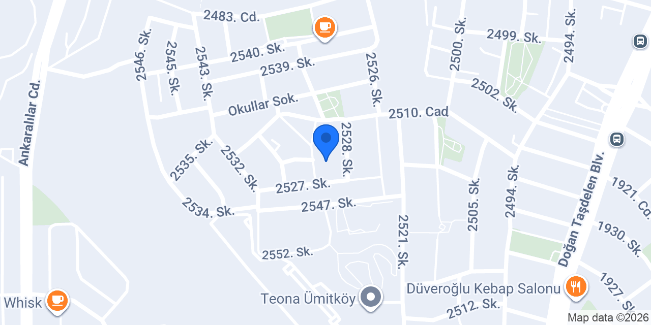 KindyROO Çayyolu konumu