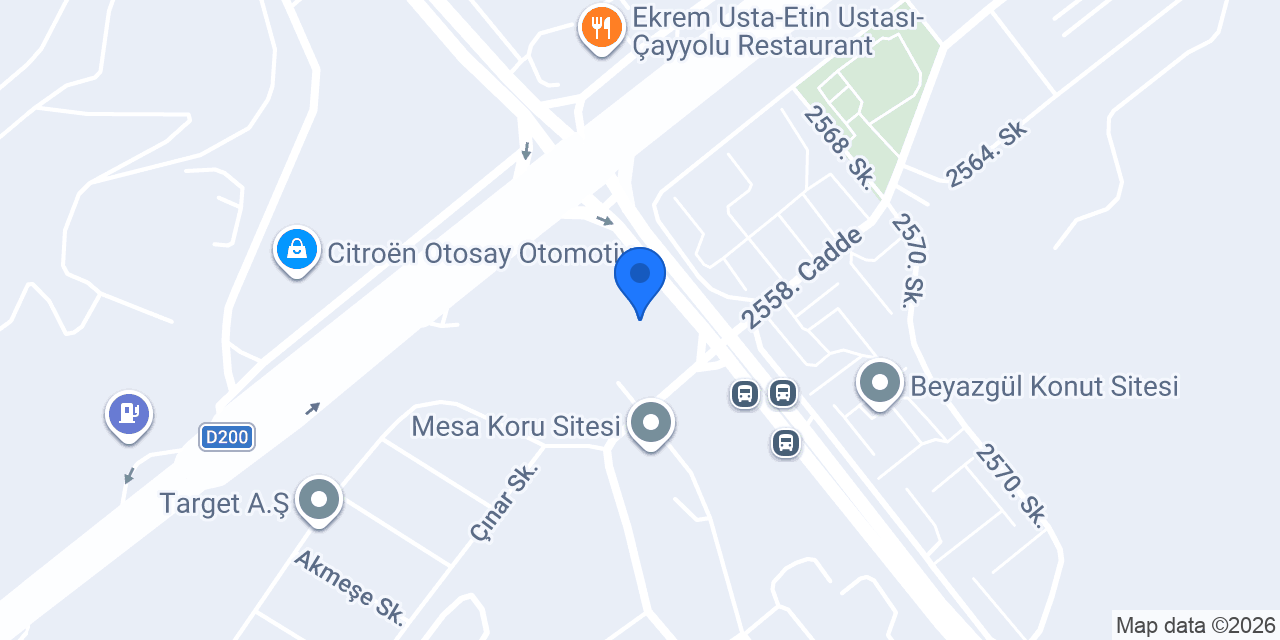 Ulusoy Çiçekçilik Çayyolu konumu