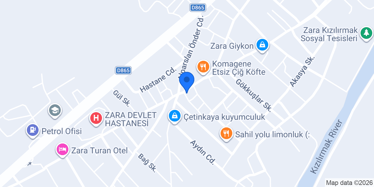 Hacıalioğlu Çiğ Köfte konumu