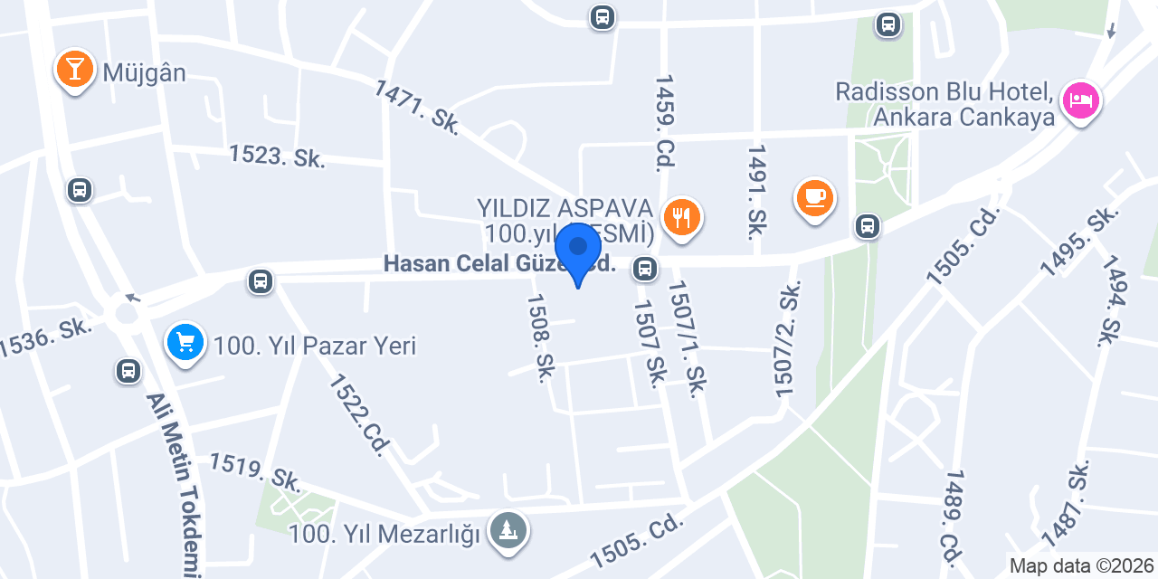100.YIL VETERİNER KLİNİĞİ konumu