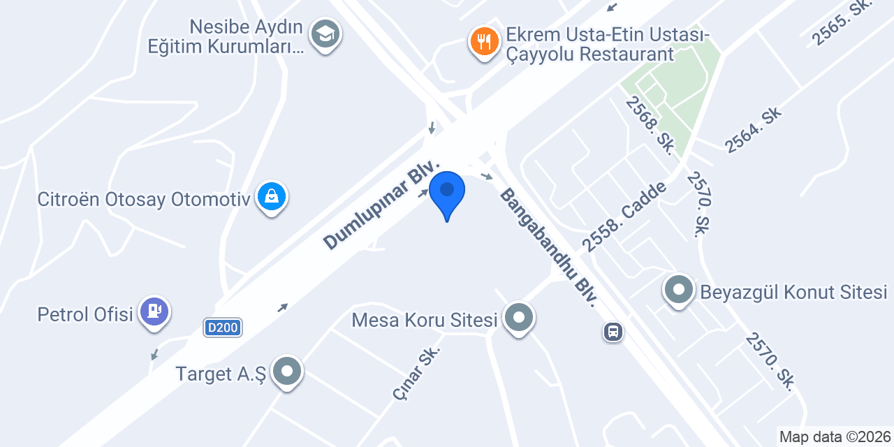 Mesa Plaza Avm konumu