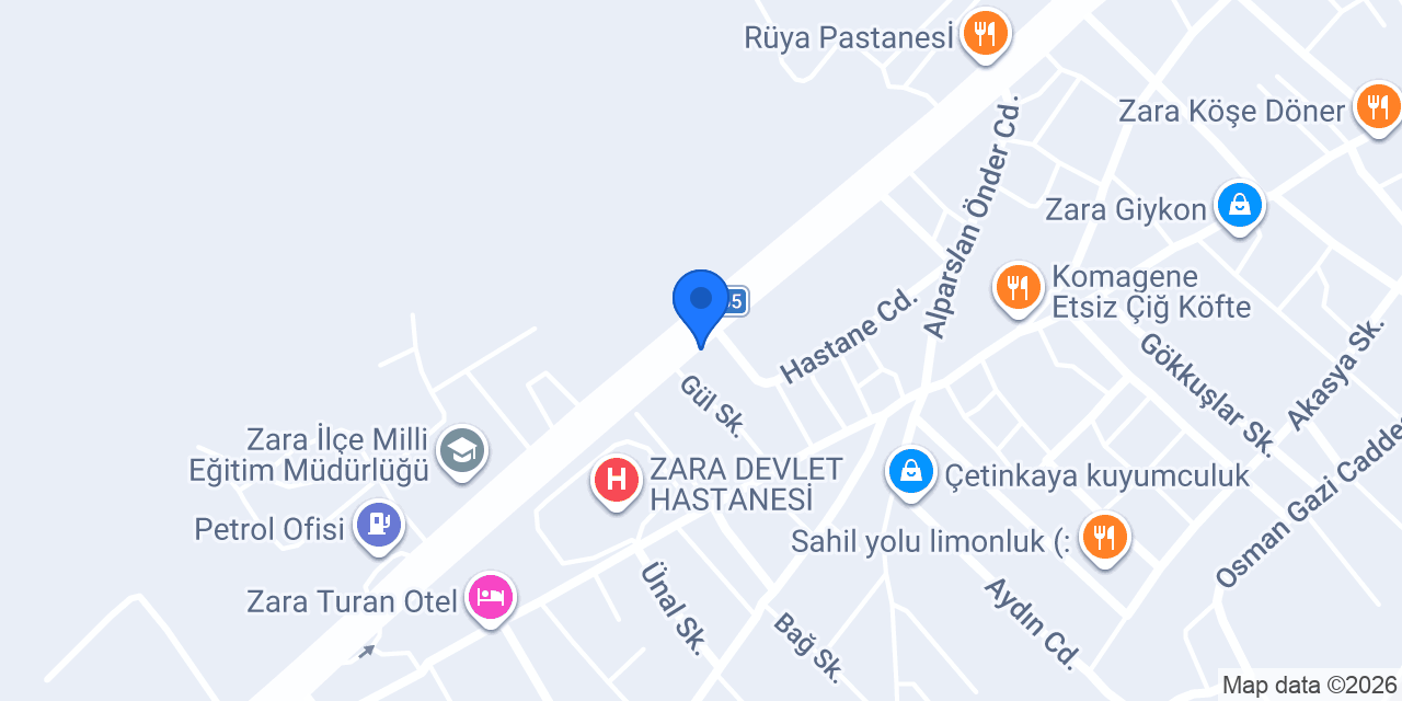 Çiğköftem Zara konumu