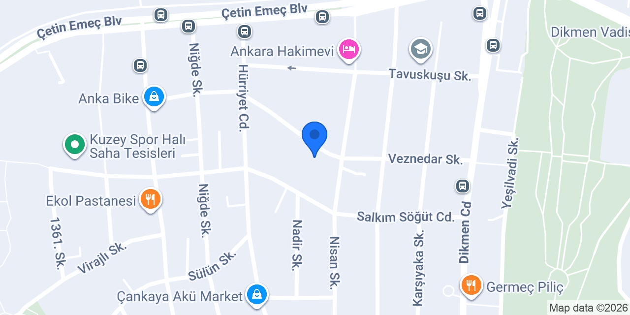 Sevinçli Depo konumu