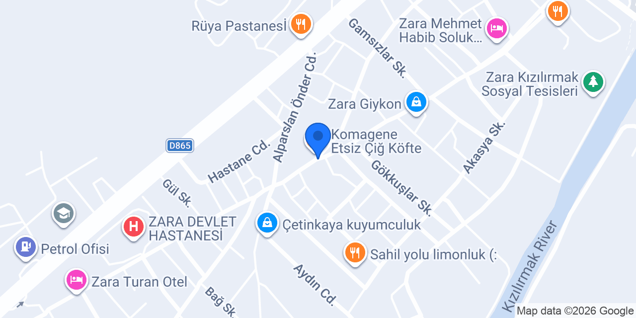 Zaraidil Sağlık Merkezi konumu