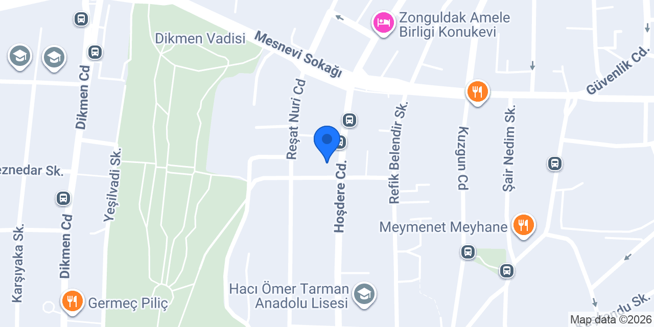 Ekleristan Hoşdere konumu