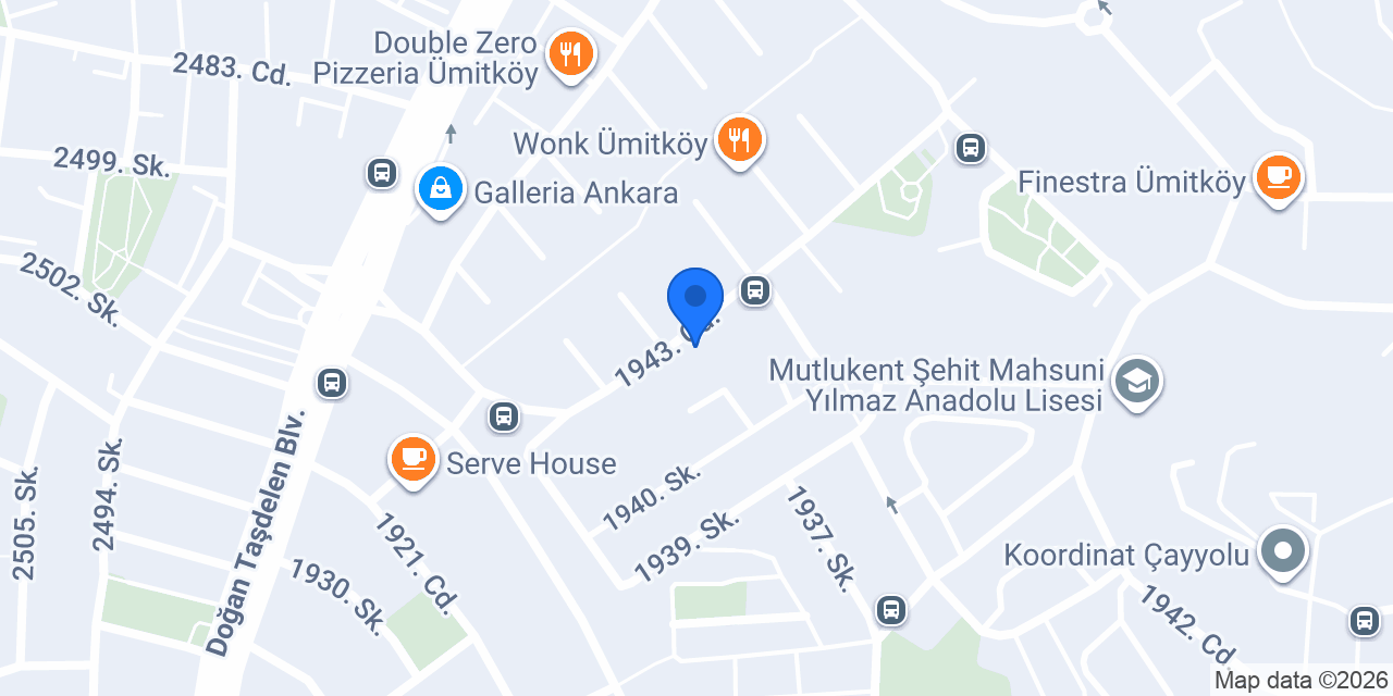 Ümitköy Sınav Anadolu Lisesi konumu