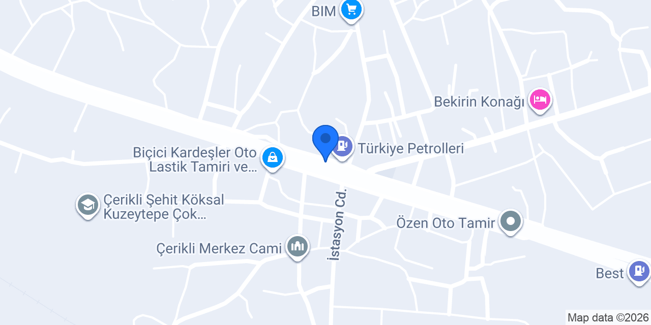 Oto Samurlar konumu
