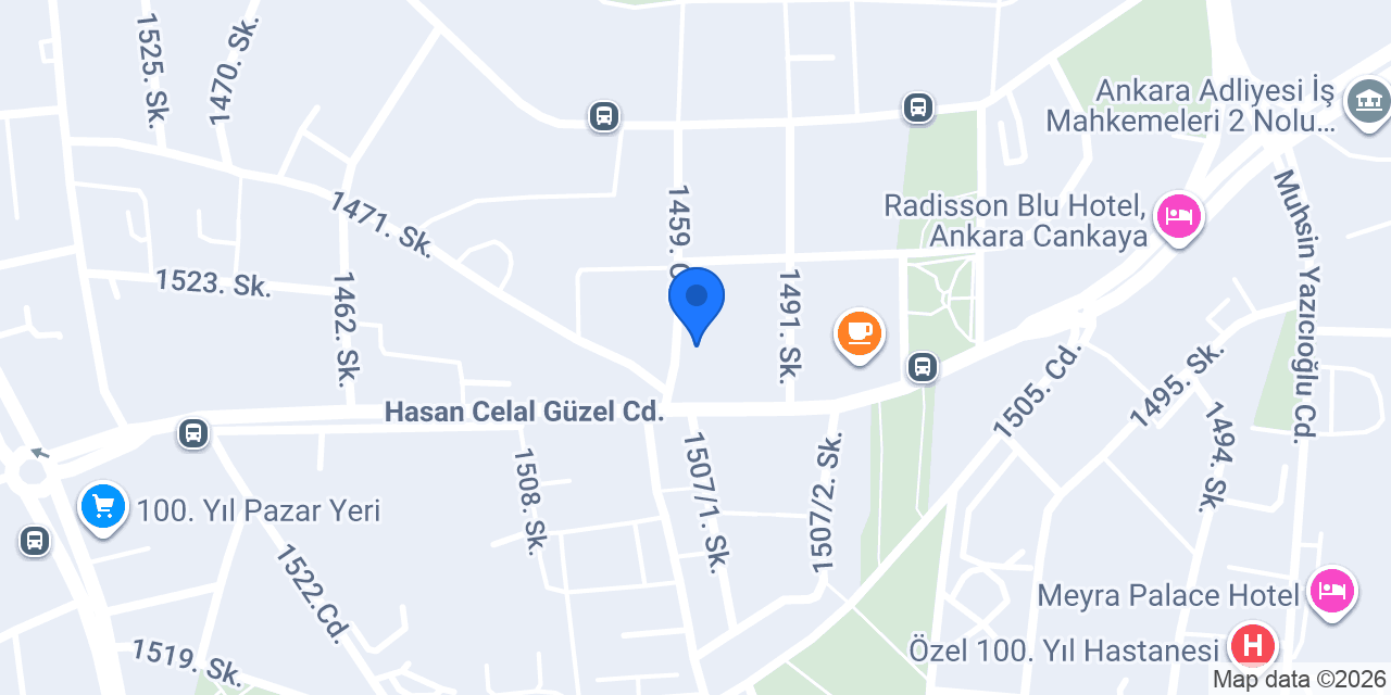 Farilya Cadde Ofis konumu