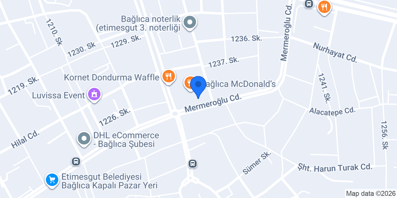 Ptt Bağlıca Köyiçi Şubesi konumu