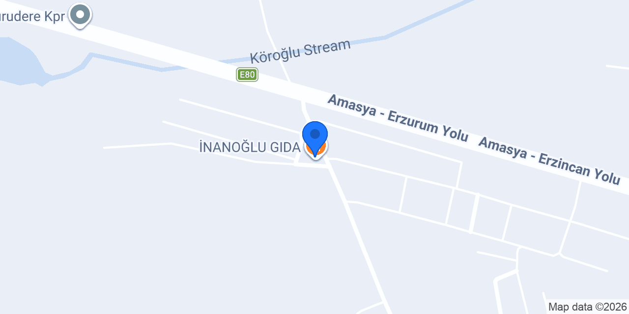 İNANOĞLU GIDA konumu
