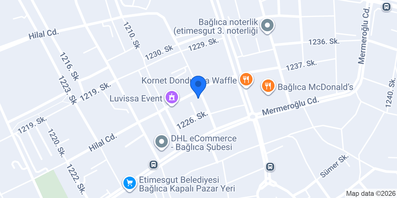 Atak Bağlıca Emlak konumu