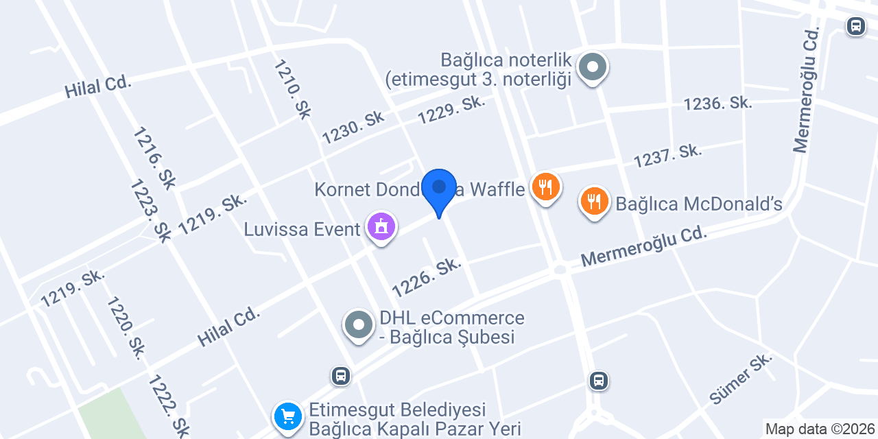 Serince Çiğköfte Bağlıca konumu