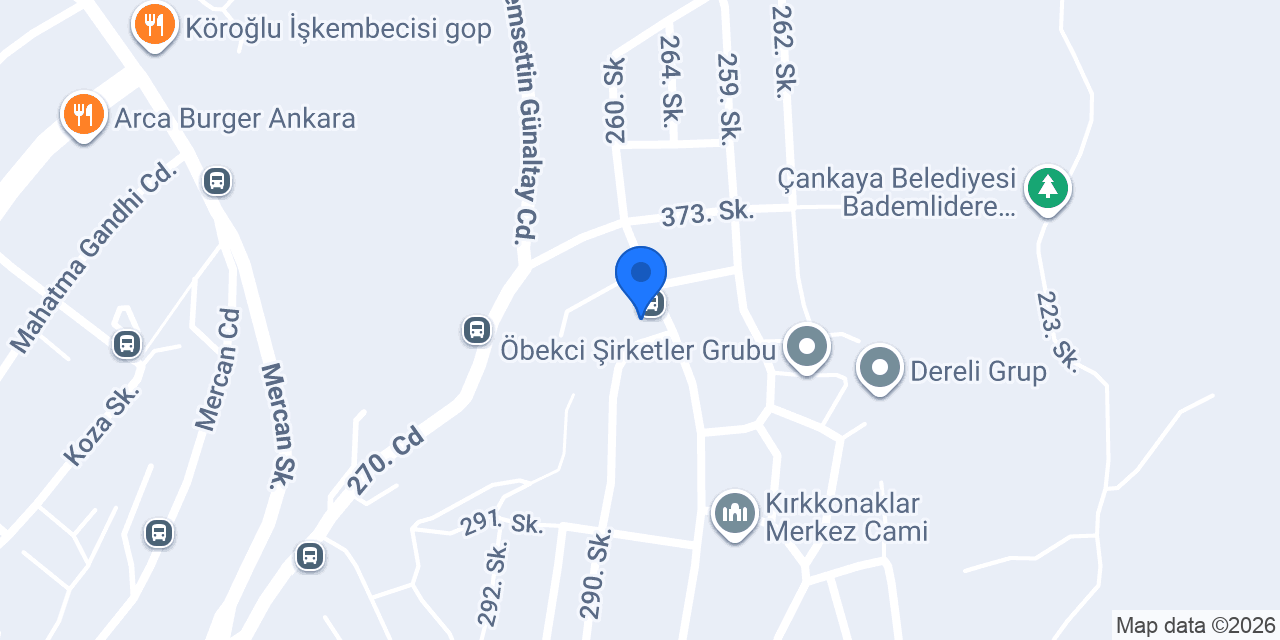 KONAK ELEKTRİK ANKARA konumu