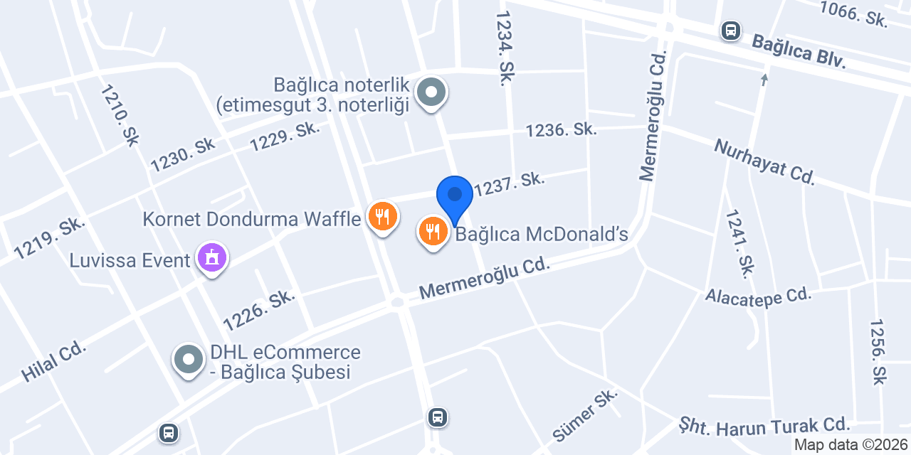 Bağlıca Çilingir Anahtarcı konumu