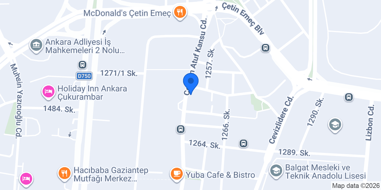 Işın Ticaret konumu