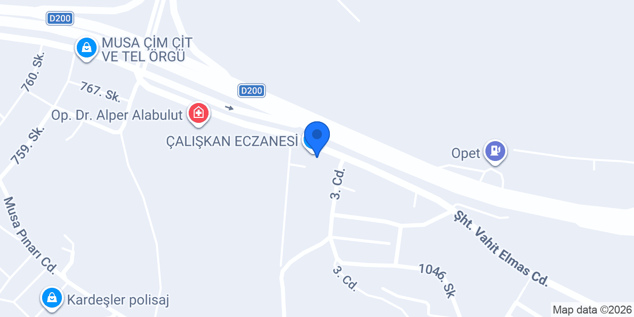 Murat Optik konumu