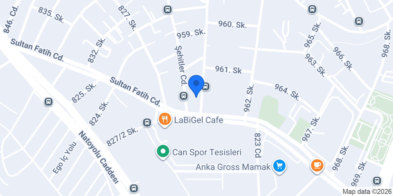 Hammurbey Lahmacun Mamak Şube konumu