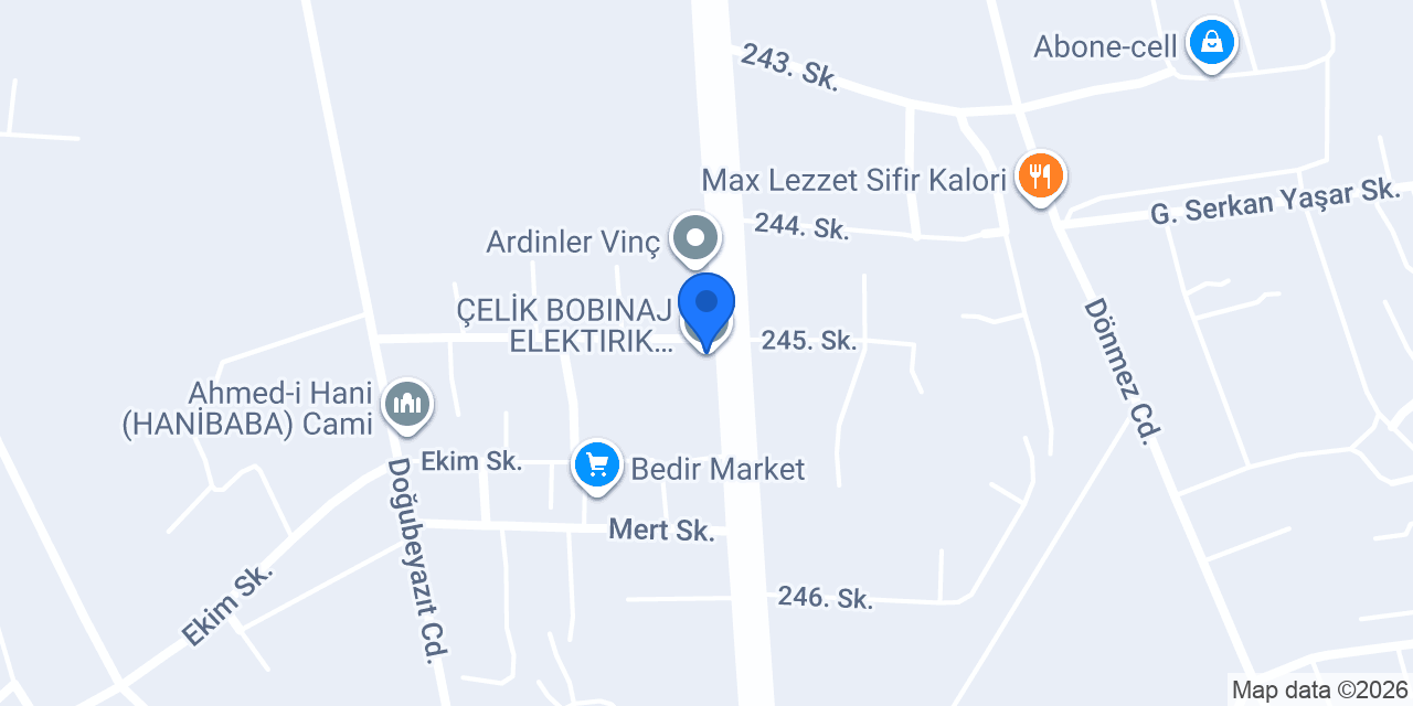 ÇELİK BOBINAJ ELEKTIRIK OTOMASYON konumu