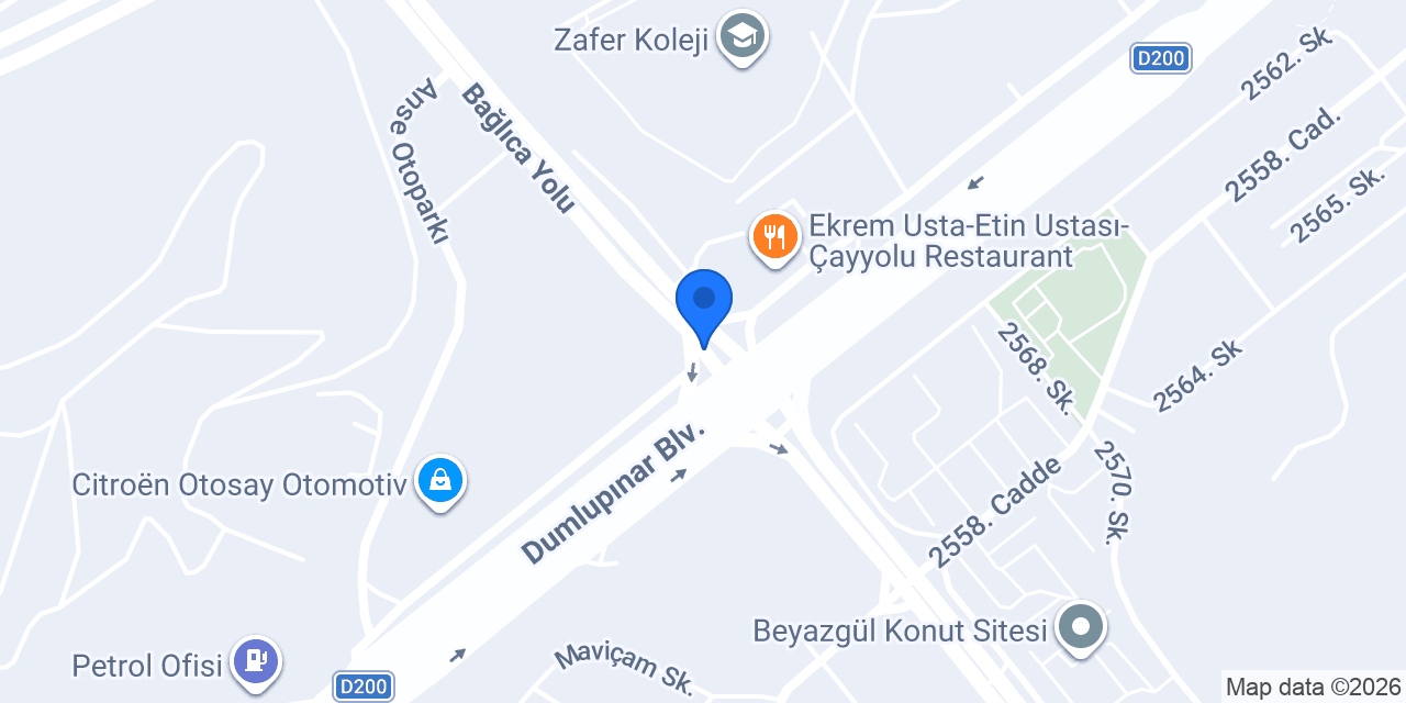 ANKARA OTOMOTİV konumu