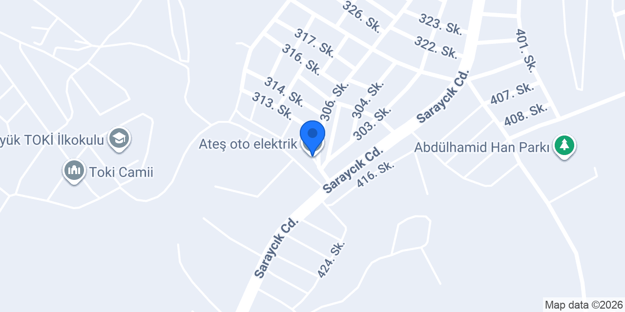 Ateş oto elektrik konumu