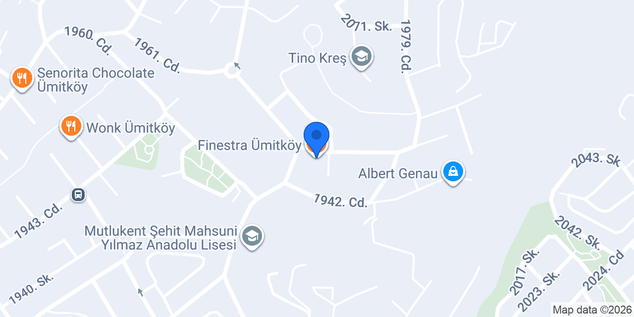 Finestra Ümitköy konumu