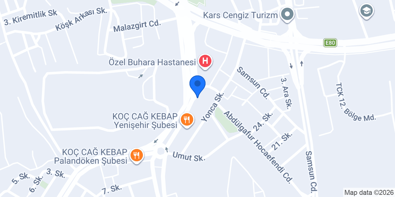 ÇITIR LAHMACUN konumu