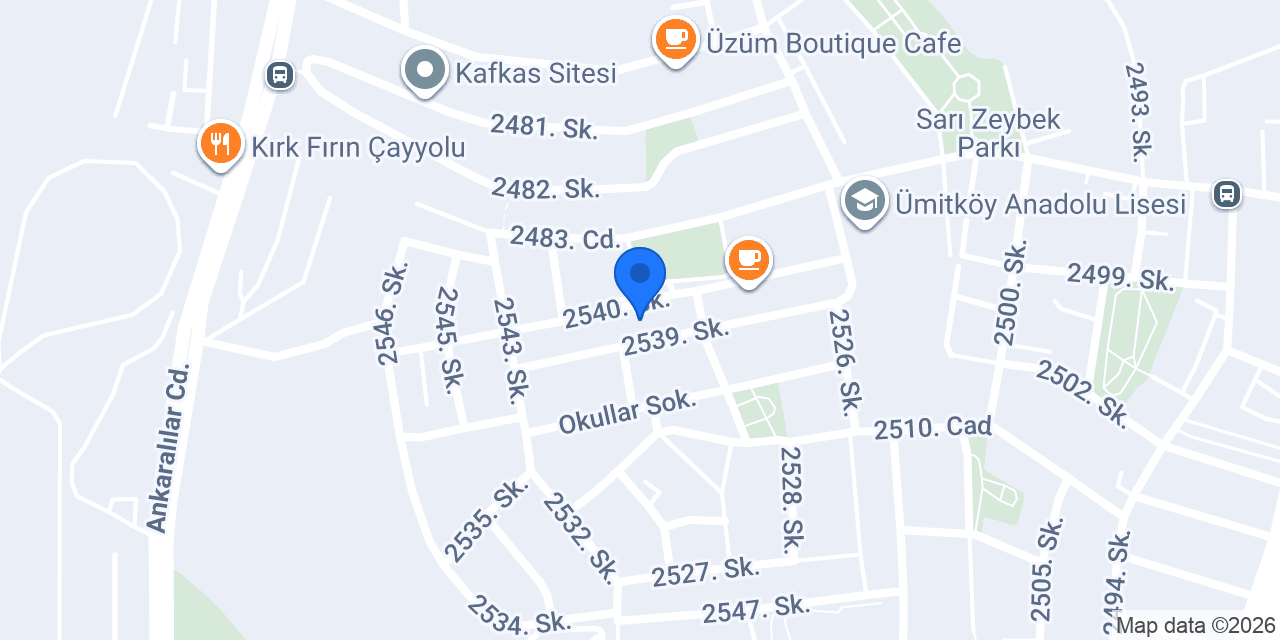 VetScience - Çayyolu/Ümitköy Veteriner Kliniği konumu