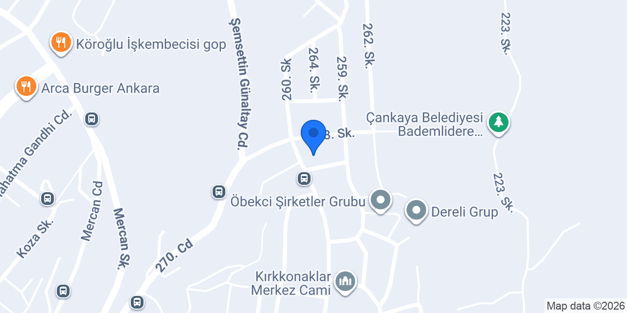 EVCİ GAYRİMENKUL konumu