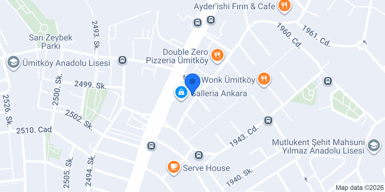 Hammurabi Lahmacun Ümitköy Şubesi konumu