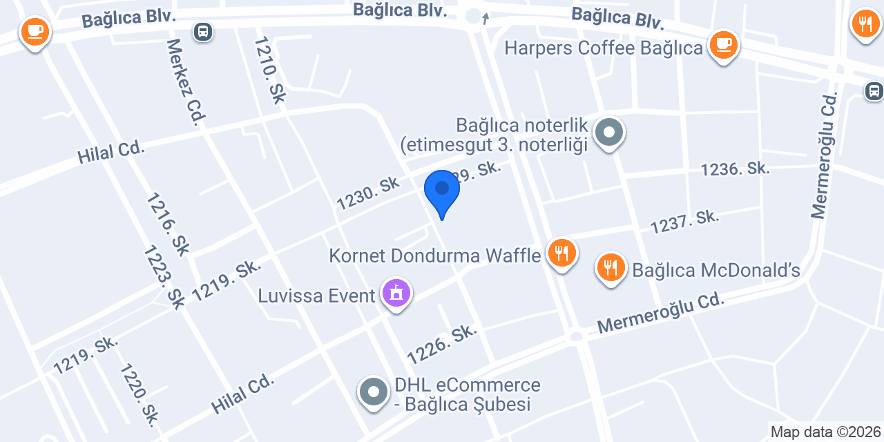 Bağlıca Terzi konumu