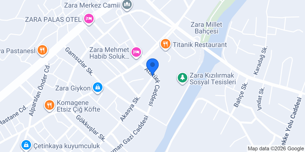 Zara Sınav Kurs konumu