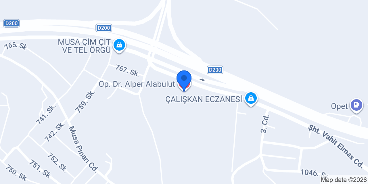 Op. Dr. Alper Alabulut konumu