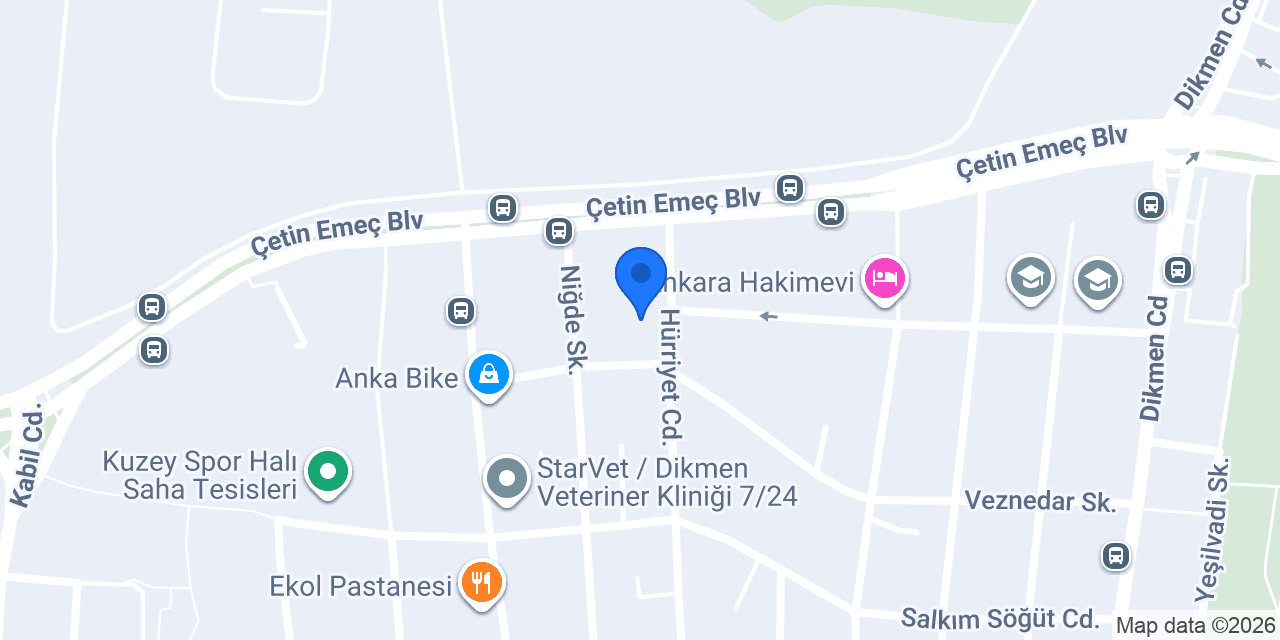 Bülent Börekçilik Ankara Çankaya Dikmen konumu