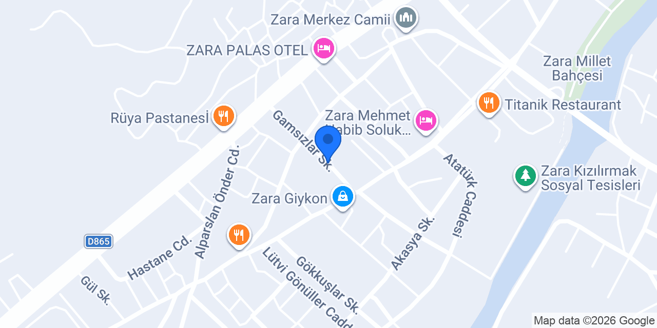 Özel Kitapevi Kırtasiye konumu